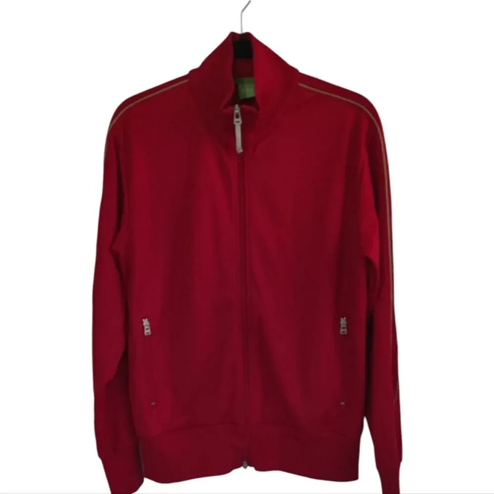 Hugo Boss Red Performance Track Sport Jacket Size L - Picture 5 of 14